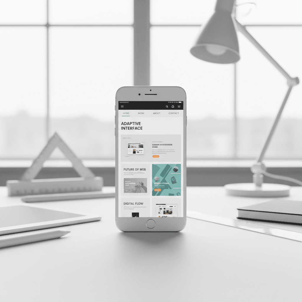 Smartphones showing mobile app interfaces on a clean desk